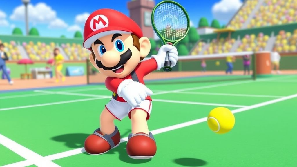 《马里奥网球：狂热》2026年登陆Switch 2：全新机制与最多角色阵容