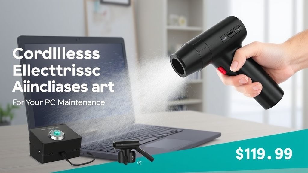 键盘清洁新选择：JVSCAM无线电动除尘器限时特惠