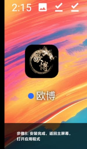 欧博Android应用安装与配置流程示意图8