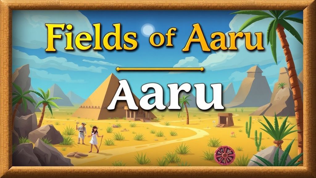 【尼罗河畔的来世桃源】《阿鲁田野》打造古埃及风治愈系模拟人生